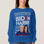 BIDEN HARRIS UGLY SWEATER SWEATSHIRT (Vorderseite)