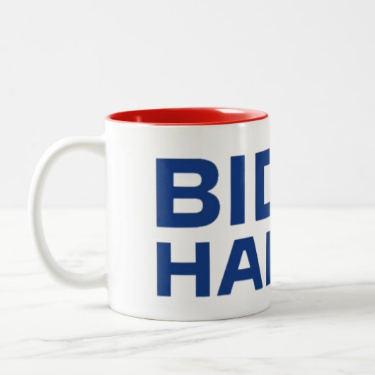Biden Harris Vizepräsident Zweifarbige Tasse (Links)