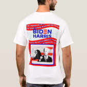 BIDEN HARRIS Wahl 2020 T-Shirt (Rückseite)