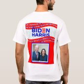 BIDEN HARRIS Wahl 2020 T-Shirt (Rückseite)