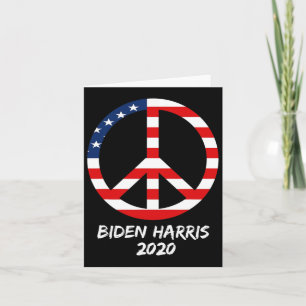 Biden Harris Wahl Die demokratische Flagge der USA Karte