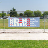 Biden Harris Wahlkampagne 2020 Indoor Outdoor Banner (Insitu)