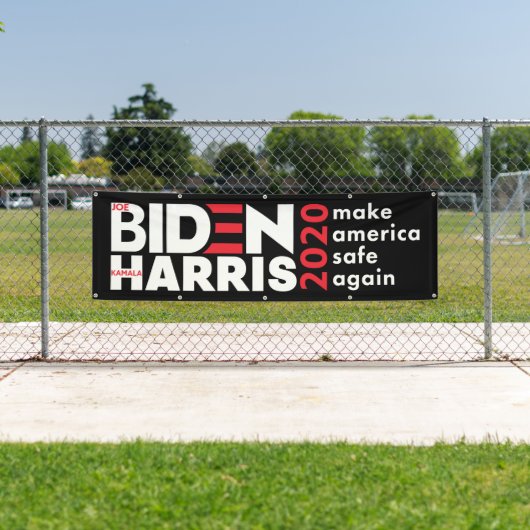 Biden Harris Wahlkampagne 2020 Indoor Outdoor Banner (Insitu)