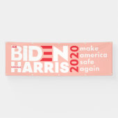 Biden Harris Wahlkampagne 2020 Indoor Outdoor Banner (Horizontal)