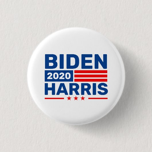 Biden Harris Wahlkampagne 2020 Kundgebung Pinback Button (Vorderseite)