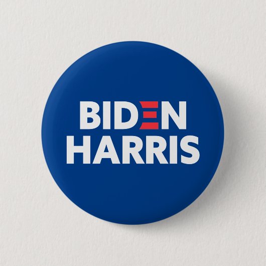 Biden / Harris Wahlkampagne Blue Button (Vorderseite)