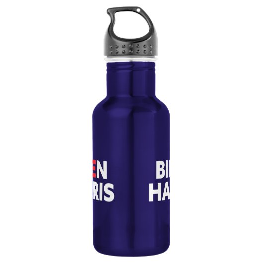 Biden/Harris-Wahlkampagne Edelstahlflasche (Rückseite)