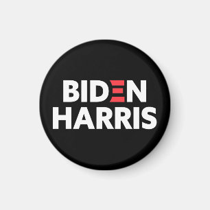Biden/Harris-Wahlkampagne Schwarz/Weiß Magnet
