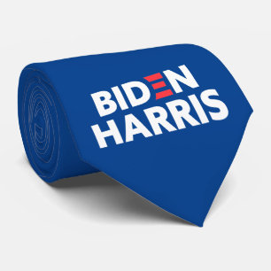 Biden/Harris-Wahlunterstützung Blau Krawatte