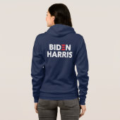 Biden/Harris-Wahlunterstützung Hoodie (Schwarz voll)