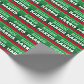 Biden Harris Weihnachten Geschenkpapier (Ecke)