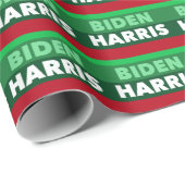Biden Harris Weihnachten Geschenkpapier (Rolleneckpunkt)