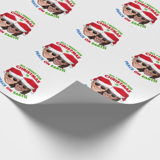 BIDEN HARRIS - WELTFRIEDEN GESCHENKPAPIER (Ecke)