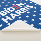 Biden / Harris White Stars Muster Blau Sherpadecke (3/4)