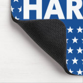 Biden Harris White Stars Pattern Blau Mousepad (Ecke)