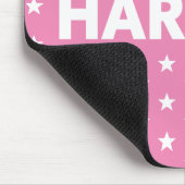 Biden Harris White Stars Pattern Pink Mousepad (Ecke)