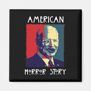 Biden Horror Amerikanische Zombie-Geschichte Hallo Magnet