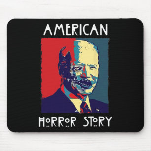 Biden Horror Amerikanische Zombie-Geschichte Hallo Mousepad