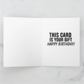 BIDEN INFLATION FUNNY JOKE BIRTHDAY GREETING CARD KARTE (Innenseite)