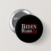 Biden Kamala Harris 2020 Abgeordnete der Liberalen Button (Vorne & Hinten)