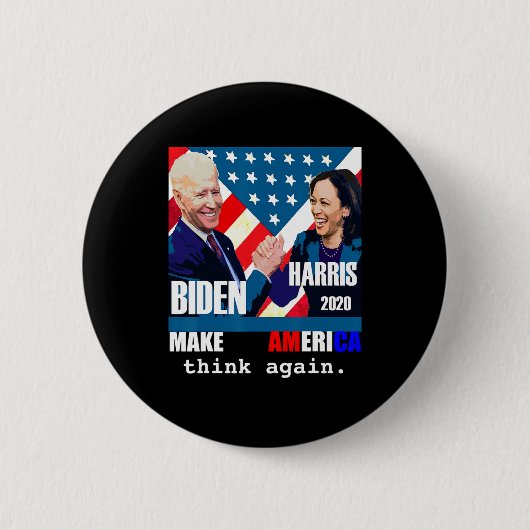 Biden Kamala Harris Button (Vorderseite)