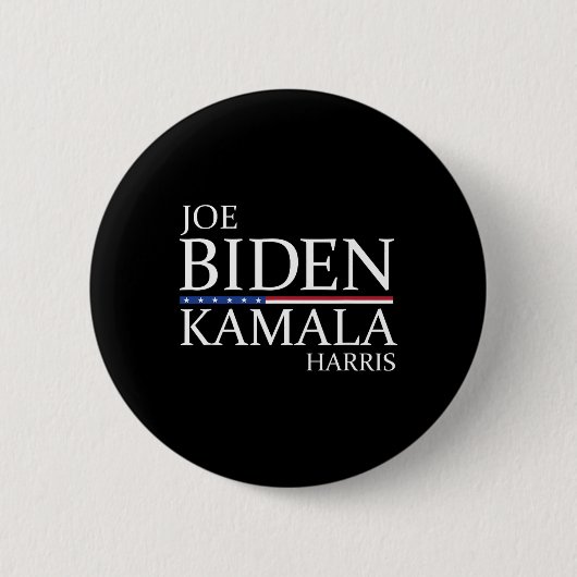 Biden Kamala Harris Democrat 2024 Biden Harris Button (Vorderseite)
