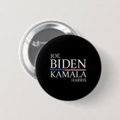 Biden Kamala Harris Democrat 2024 Biden Harris Button (Vorne & Hinten)