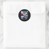 Biden Kamala Harris Runder Aufkleber (Tasche)