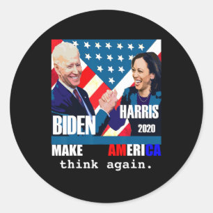 Biden Kamala Harris Runder Aufkleber