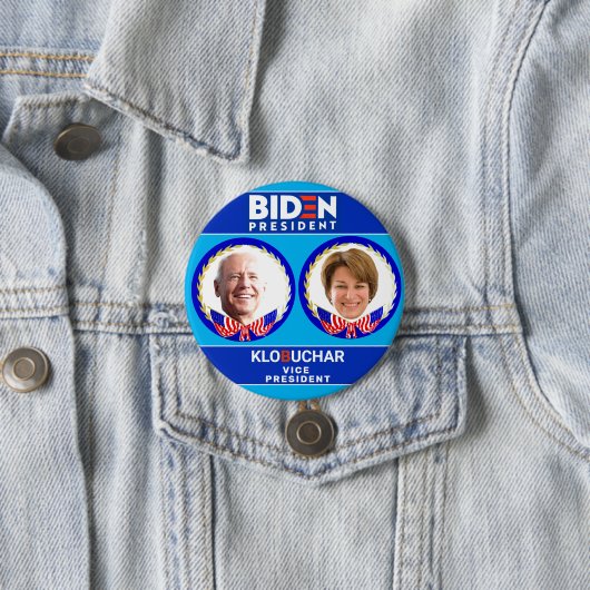Biden/Klobuchar 2020 Button (Beispiel)