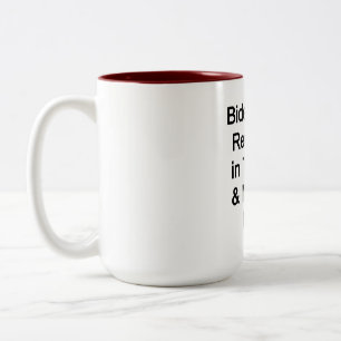 Biden lebt frei in Trumps Kopf Zweifarbige Tasse