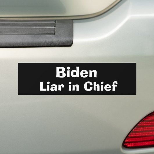 Biden Liar im obersten Autoaufkleber (Auf Auto)