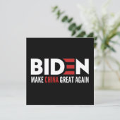 Biden macht China wieder großartig Save The Date (Stehend Vorderseite)