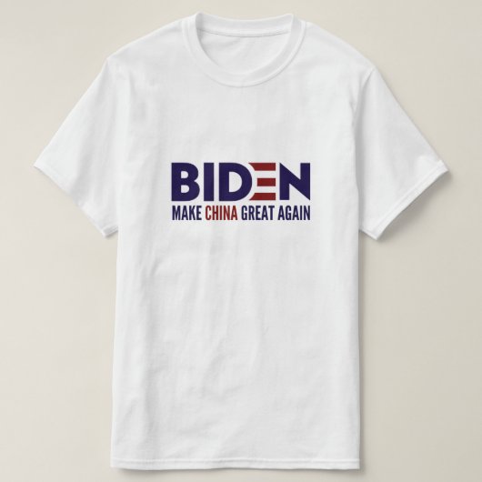 Biden macht China wieder großartig T-Shirt (Design vorne)