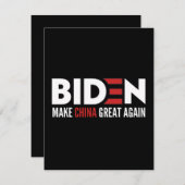 biden Make China Great Again Save The Date (Vorne/Hinten)
