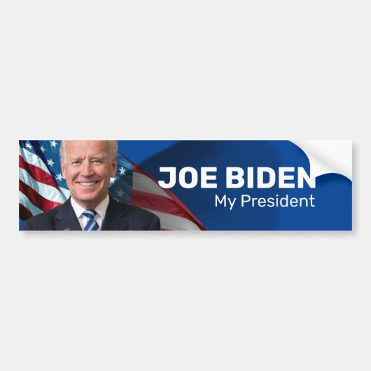Biden Mein Präsident Autoaufkleber (Vorne)