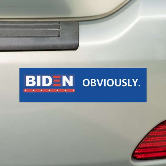 Biden Offensichtlich Autoaufkleber (Auf Auto)