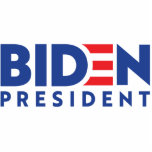 Biden Präsident Freistehende Fotoskulptur<br><div class="desc">Joe Biden Logo für den Präsidentschaftswahlkampf 2020. Große Geschenke für die Biden-Anhänger,  Geschenk für Demokraten,  Geschenke für Joe Biden-Wähler!</div>