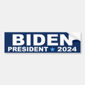 Biden President 2024 Autoaufkleber (Vorne)