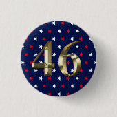 Biden President, Biden Harris 2020 Gold Blue Button (Vorderseite)