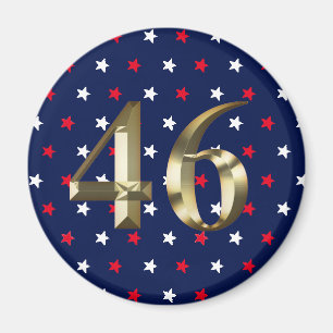 Biden President, Biden Harris 2020 Gold Blue Magnet