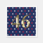 Biden President, Biden Harris 2020 Gold Blue Serviette (Vorderseite)