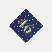 Biden President, Biden Harris 2020 Gold Blue Serviette (Ecke)