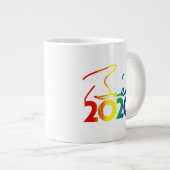 BIDEN PRIDE 2020 Jumbo-Tasse (Vorderseite Rechts)