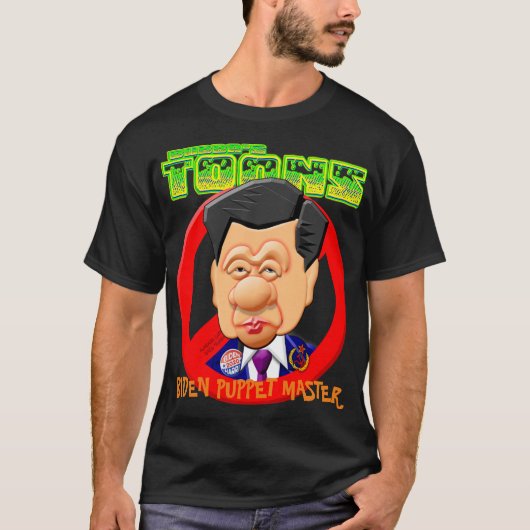 BIDEN PUPPET MASTER - PRÄSIDENT XI T-Shirt (Vorderseite)