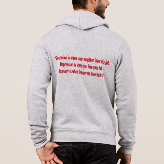 Biden-Rezession Hoodie (Rückseite)