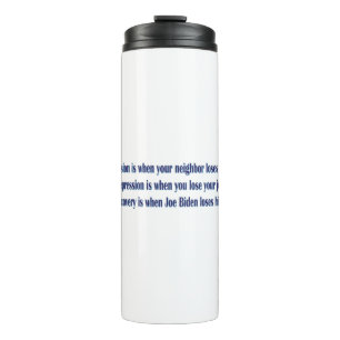 Biden-Rezession Thermosbecher