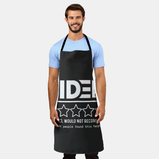 Biden sehr schlecht würde nicht empfehlen T - Shir Schürze (Getragen)