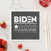 Biden sehr schlecht würde nicht empfehlen T - Shir Serviette (Beispiel)