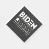 Biden sehr schlecht würde nicht empfehlen T - Shir Serviette (Ecke)